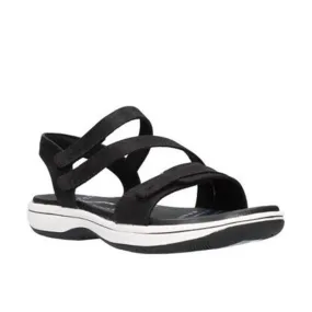 Sandalias Planas Skechers 163474 Mujer Negro