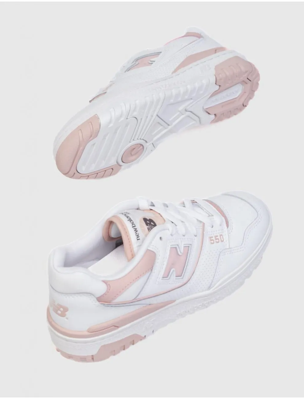 Zapatilla New Balance Bbw550 Blanco/rosa